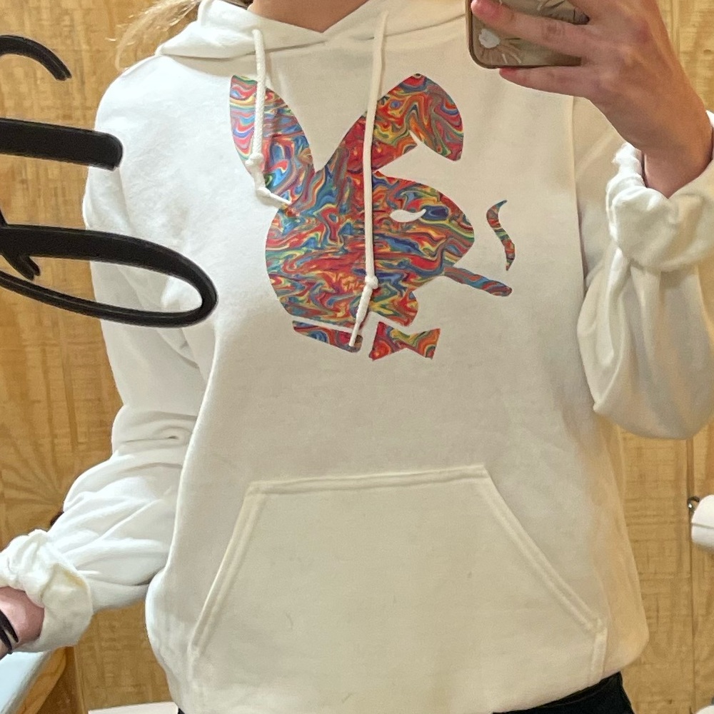 White playboy bunny shirt